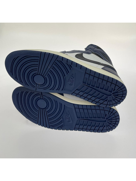 NIKE スニーカー Air Jordan 1 Retro High OG (29.0) 紺