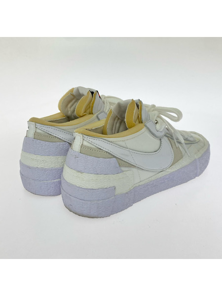 NIKE スニーカー sacai  Blazer Low White Patent Leather