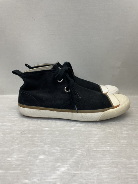 COMME des GARCONS ミドルカット キャンバススニーカー 黒　26.0cm[値下]
