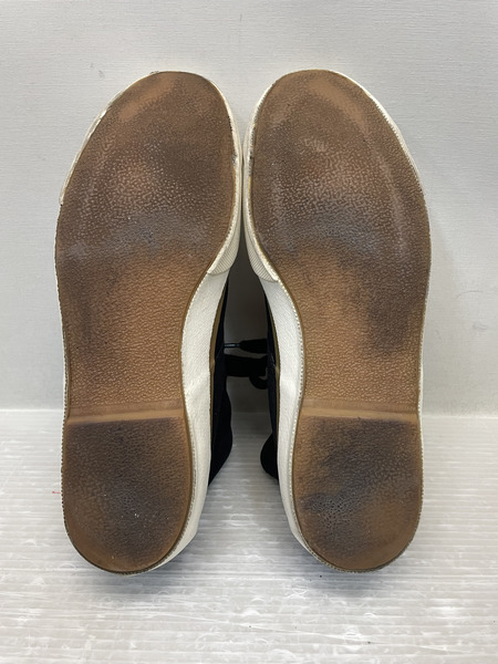 COMME des GARCONS ミドルカット キャンバススニーカー 黒　26.0cm[値下]