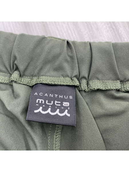 ACANTHUS ショートパンツ × muta MARINE Sweet Logo Shorts カーキ XL