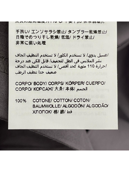 TATRAS OSMO 袖ロゴL/STee 03 チャコール