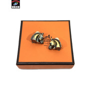 HERMES　ホースヘッド　イヤリング　ゴールドカラー　エルメス[値下]