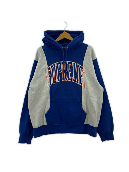 Supreme パーカー PANELED ARC LOGO HOODED SWEATSHIRT (L)