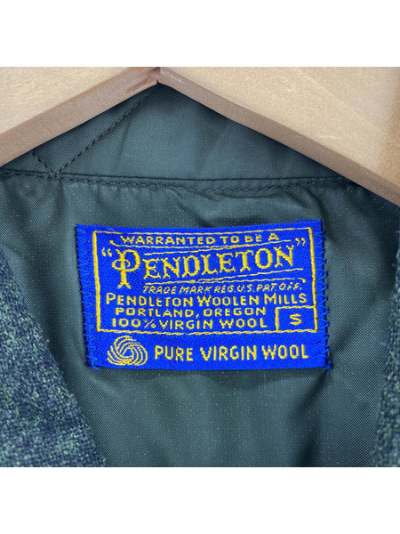 PENDLETON 長袖シャツ 70s PENDLETON Plain color wool shirts