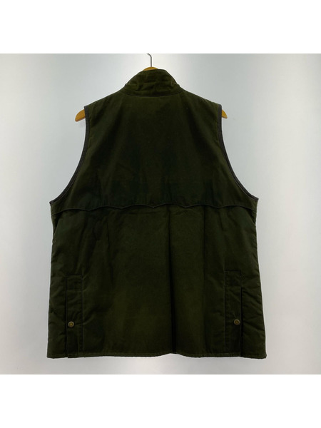 Barbour ジレ・ベスト × BARACUTA ワックスコットン ベスト S