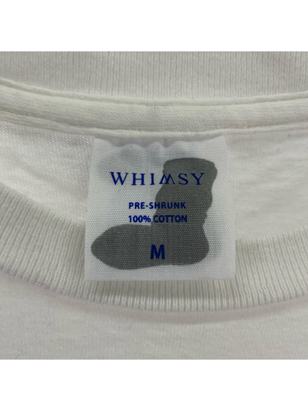 WHIMSY 半袖Tシャツ・カットソー FISHING GIRL TEE 白