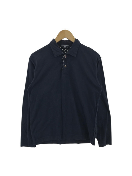 COMME des GARCONS 長袖Tシャツ・カットソー LSポロシャツ 黒 (SS)
