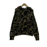 A BATHING APE1st Camo Shark Knitted Zip-Up Hoodie (S)