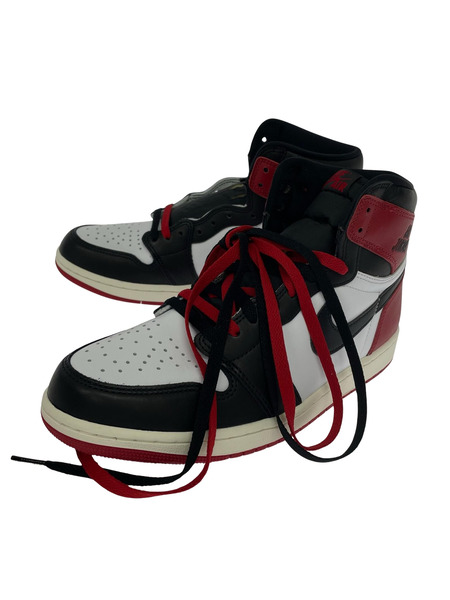 NIKE スニーカー AJ1 Retro High OG Black Toe Reimagined