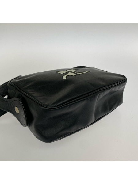 courreges ボディバッグ フランス製 本革