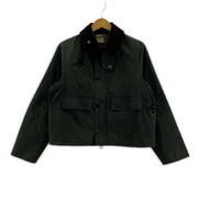 Barbour SPEY ワックスショートジャケット XS 緑系 242MWX1212