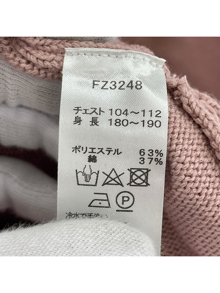 SSZ×FRED PERRY 22SS L/TEACHER C/G XL ピンク シン テレビ装コレクション