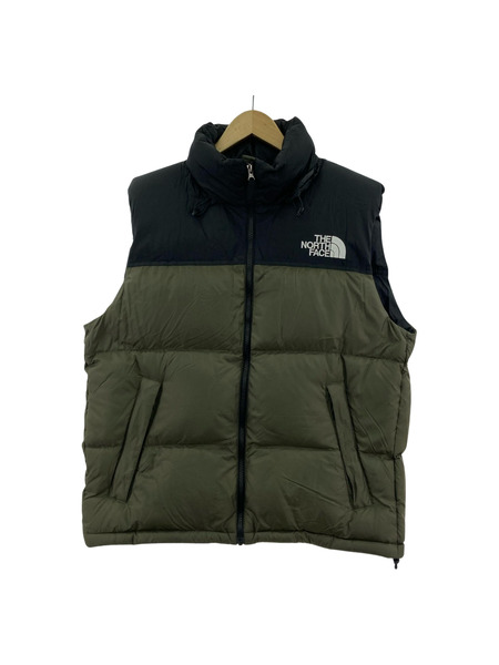THE NORTH FACE ダウンベスト ヌプシベスト カーキ ND92338