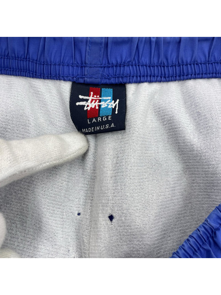 STUSSY パンツ 90s ナイロン ブルー