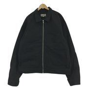 STUSSY デニムジャケット denim zip jacket black