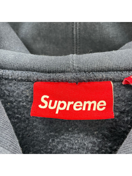 Supreme パーカー washed old English hooded sweatshirt XL