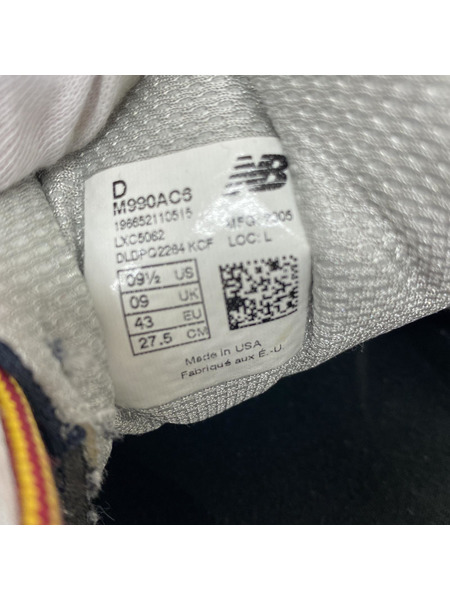 NEW BALANCE×Action Bronson 990V6 Lapis Lazuli 27.5cm[値下]
