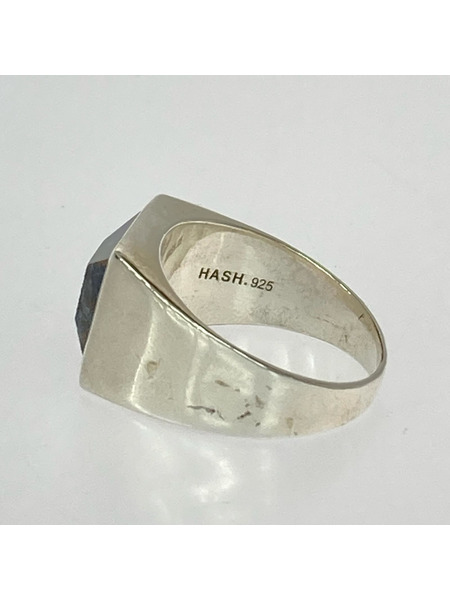 リング・指輪 HASH スクエア天然石リング 925
