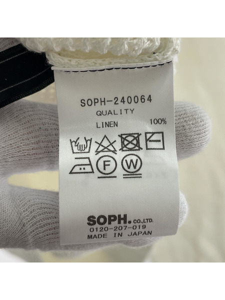 SOPHNET.　LINEN MESH OVERSIZED