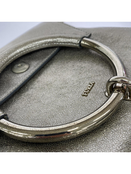 FURLA ショルダーバッグ /シルバー