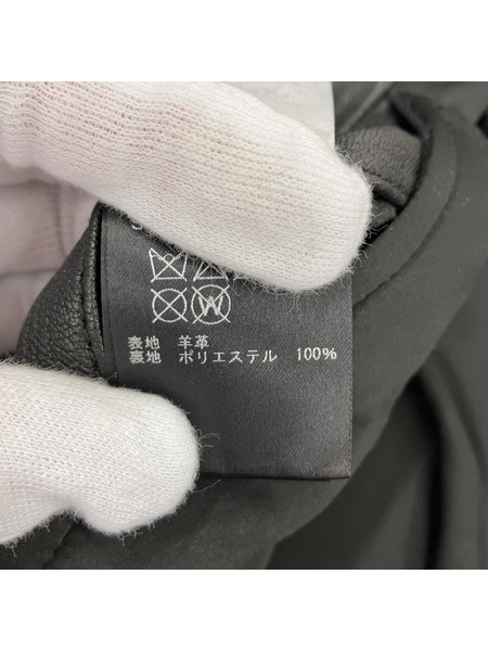 AVIREX 19AW レザートラッカージャケット ブラック L 黒 6191056