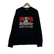 HYSTERIC GLAMOUR 23AW GREATEST PARTY SOUNDS L/STee M 黒