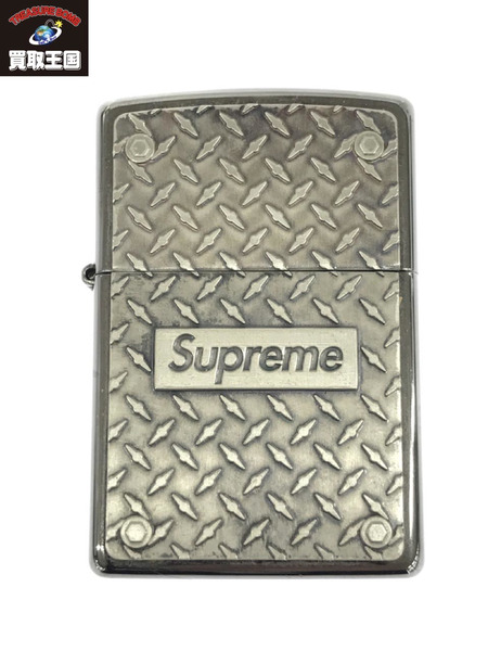 supreme Metal Diamond Plate Zippo