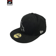 NEW ERA　59FIFTY/ニューエラ/黒/ブラック/帽子/キャップ