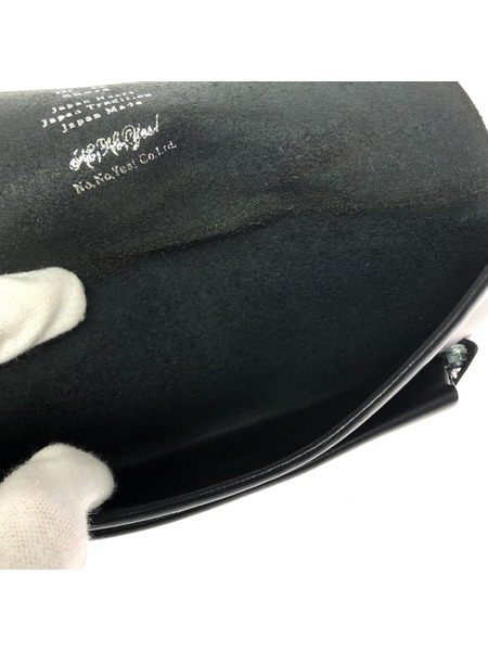 長財布 所作 袱紗レザー長財布 黒