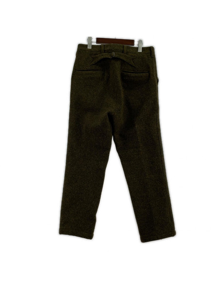 FREEWHEELERS パンツ Faulkner ウールミックス ツイードパンツ 緑 (32)