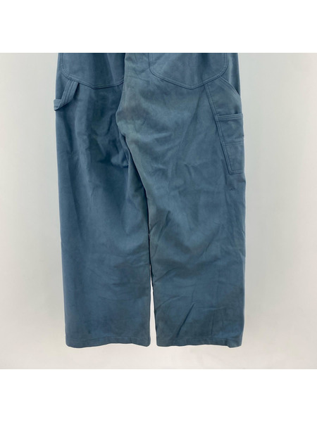 6 ROKU パンツ FAKE SUEDE PAINTER PANTS/BLE