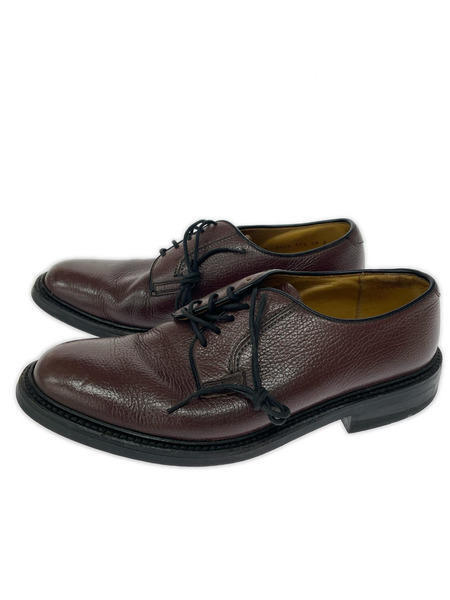 REGAL シューズ プレーントゥシューズ シボ革 ブラウン