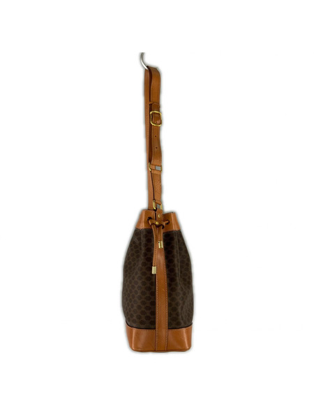 ショルダーバッグ CELINE オールド マカダム柄 巾着バッグ
