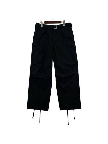 Sacai 24SS Suiting Cargo Pants スーチングカーゴパンツ 1 ブラック