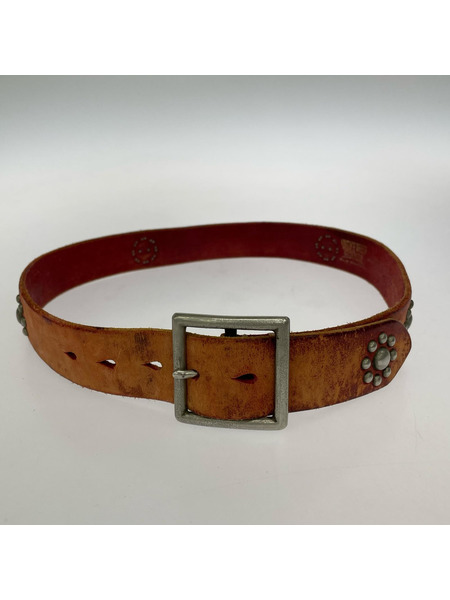 VINTAGE WORKS ソノ他 スタッズベルト RED