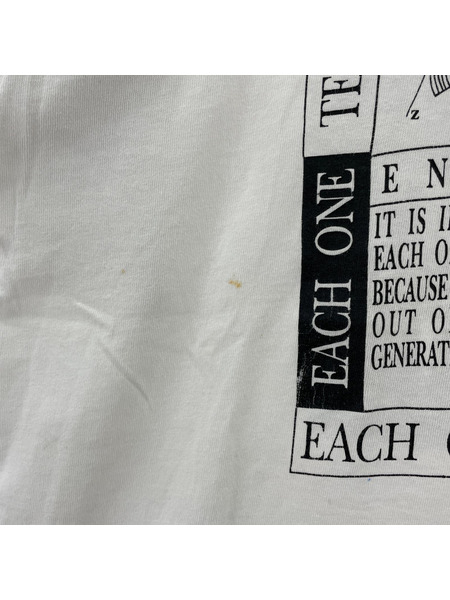 OLD・VINTAGE 半袖Tシャツ・カットソー 90s STEM education Tee WHT