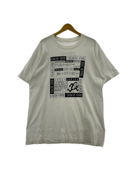 OLD・VINTAGE 半袖Tシャツ・カットソー 90s STEM education Tee WHT