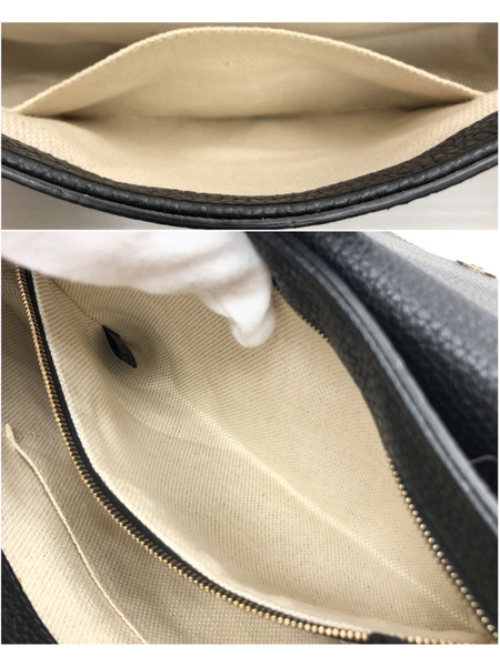 GUCCI SOHO インターロッキングG ショルダーバッグ 536224