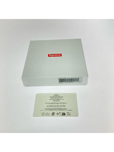 Supreme 小銭入レ・コインケース 25ss/Leather Zip Card Holder/赤