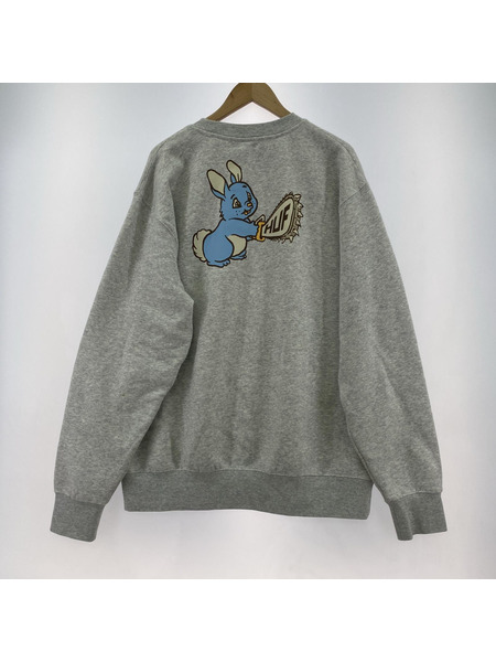 HUF スウェット・トレーナー ウサギ グレー(XL)