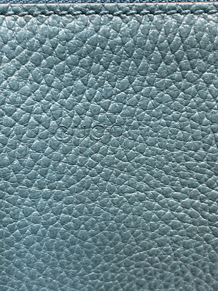 GUCCI バンブータッセル クラッチバッグ ブルー