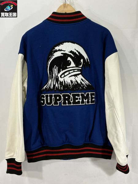 Supreme 24AW Wave Varsity Jacket M