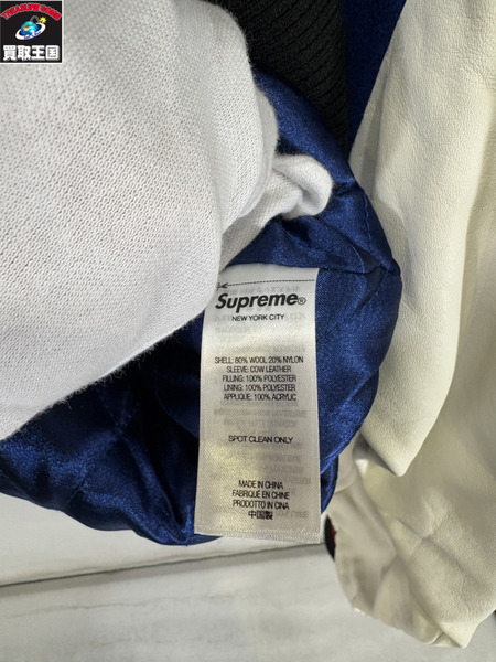 Supreme 24AW Wave Varsity Jacket M