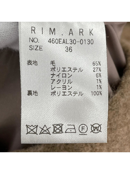 RIM.ARK ジャケット Recyclewool over CT/Size36[値下]