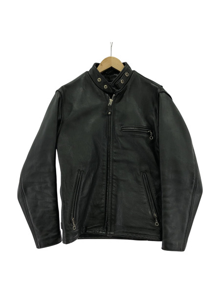 Schott レザーシングルライダースジャケット 36