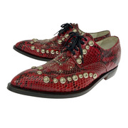 シューズ HIROMUTAKAHARA SNAKE スネーク スタッズ シューズ 41 赤