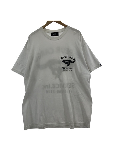 SAPeur SAPEUR CARGO SERVICE.inc Tシャツ 白 XL
