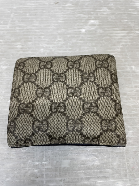 GUCCI 二つ折り財布 GGスプリーム PVC 768244 コンパクトウォレット