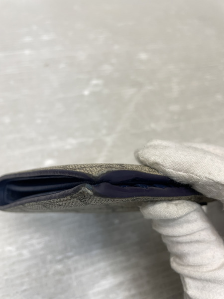 GUCCI 二つ折り財布 GGスプリーム PVC 768244 コンパクトウォレット